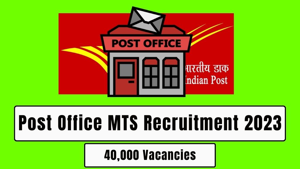 Post Office MTS Recruitment 2023