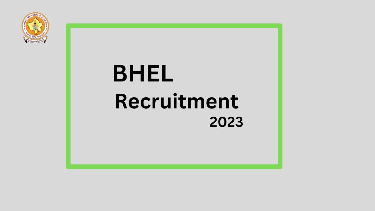 BHEL Trade Apprentice Recruitment