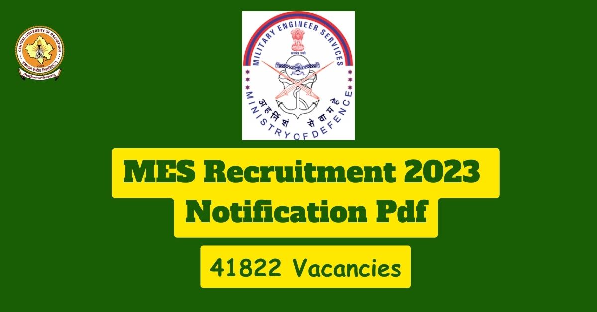 MES Recruitment 2023