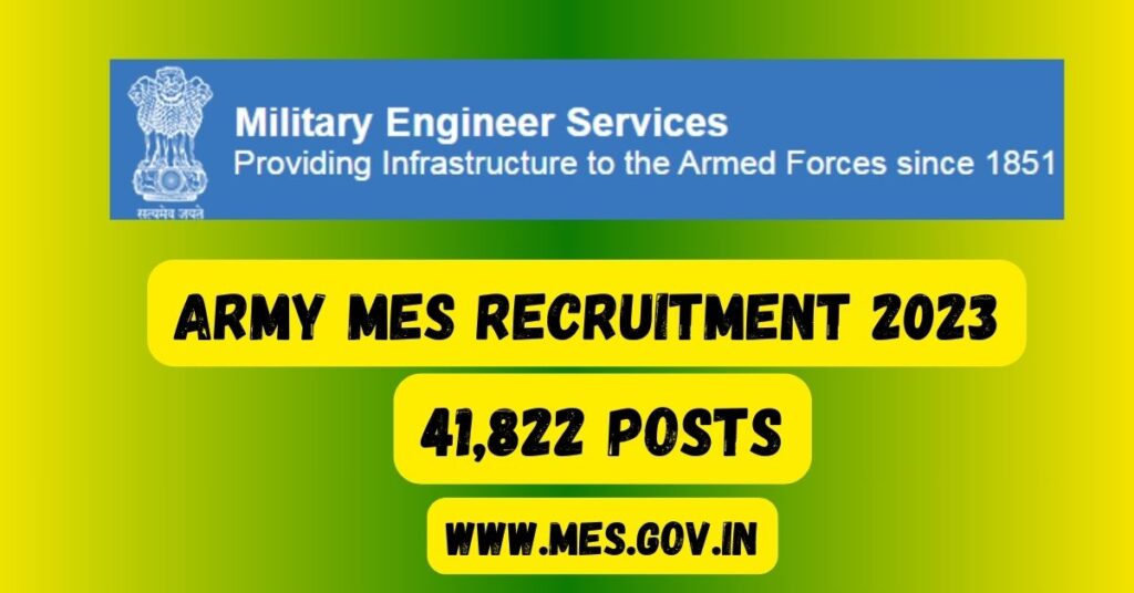 army-mes-recruitment-2023-notification-out