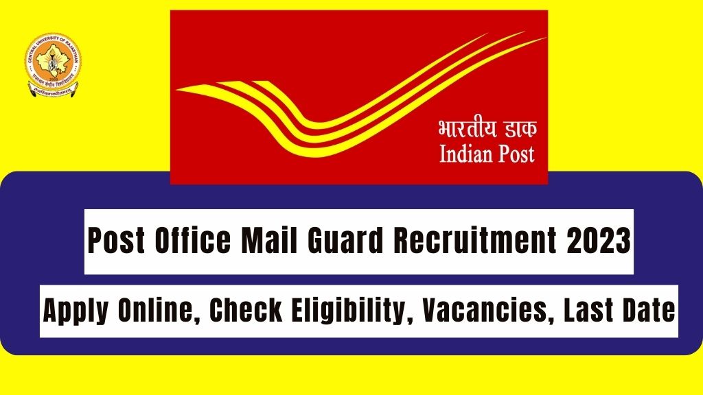Post Office Mail Guard Recruitment 2023