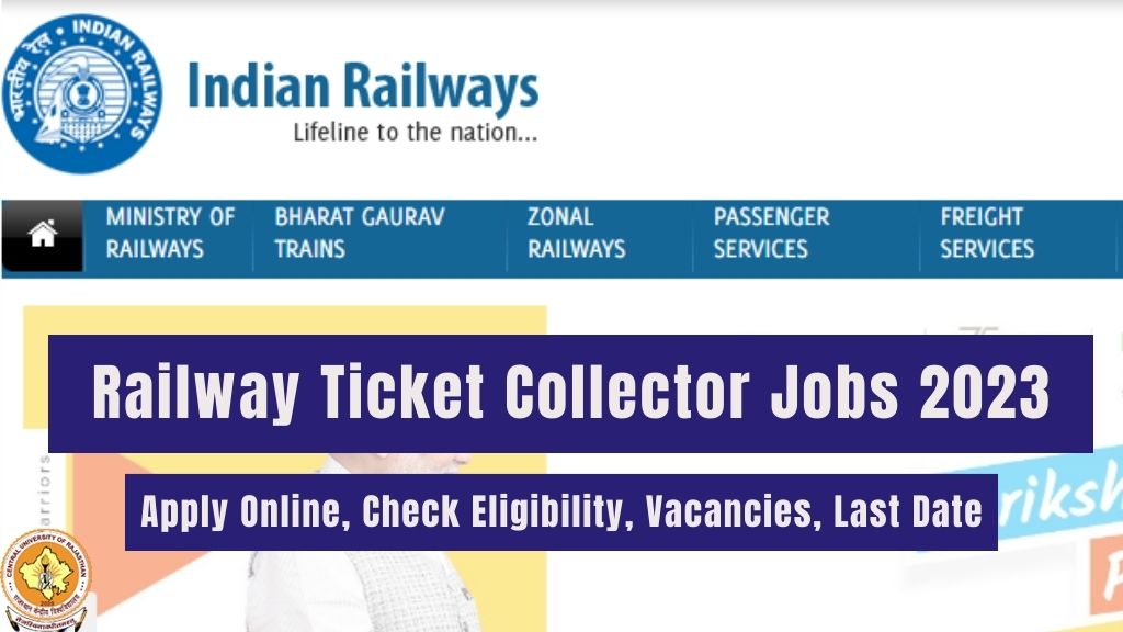 Railway Ticket Collector Jobs 2023