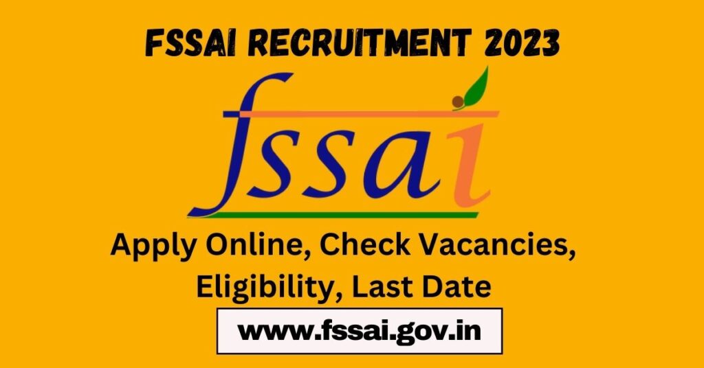 fssai-recruitment-2023-apply-online