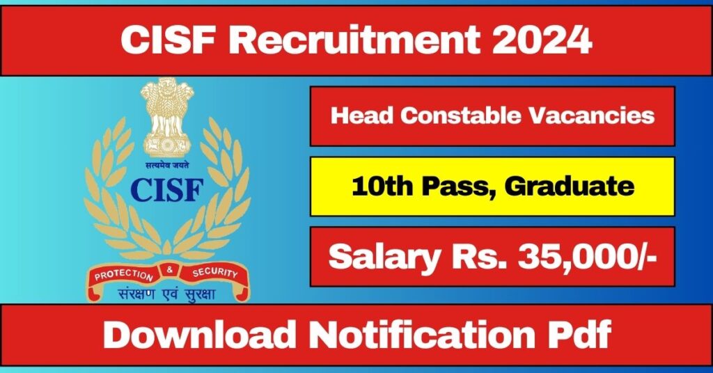 cisf-recruitment-2024-apply-online