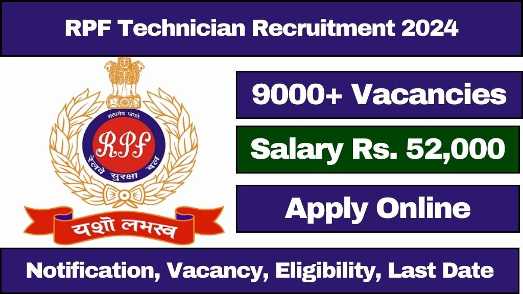 RPF Technician Recruitment 2024