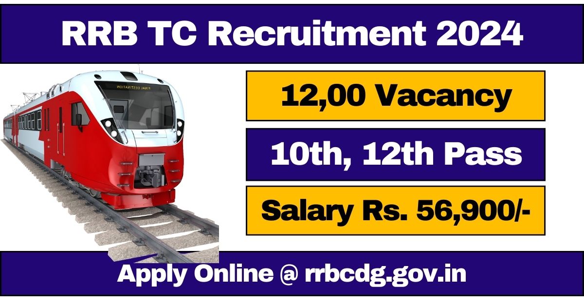 RRB TC Recruitment 2024